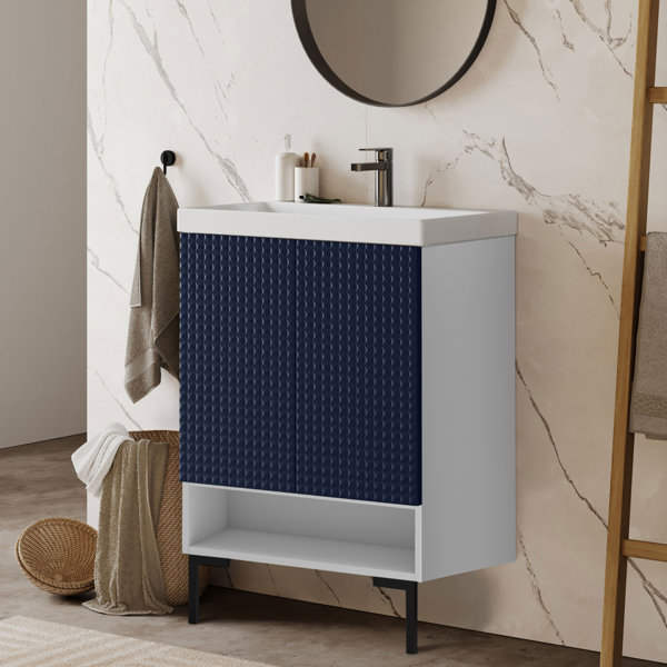 Distinct Kitchen and Bath BOLERO 24" WallMounted Single Bathroom